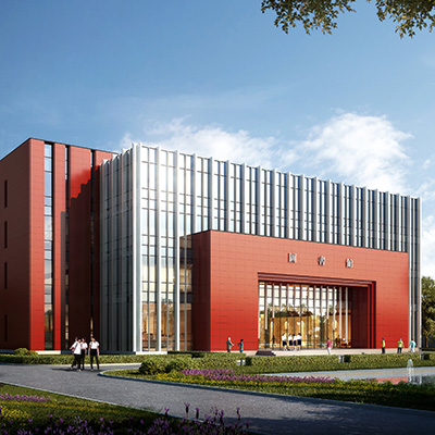 长垣市一中学图书实验楼幕墙外装饰工程